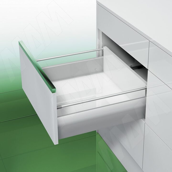 NOVA PRO DELUXE  Стандартный ящик с рейлингом, плавное закрывание, 450 мм