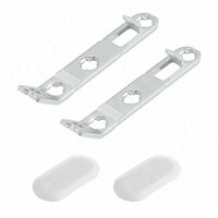 NOVA PRO DELUXE комплект фиксаторов к фасаду и заглушек, белый