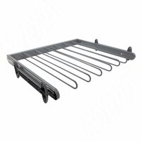 BELLE Вешало для брюк, 700 мм, графит, полн. выдв.