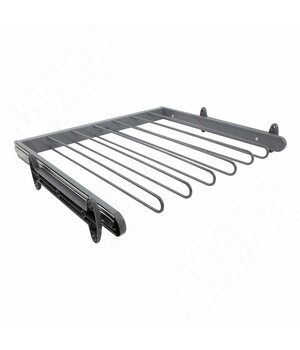 BELLE Вешало для брюк, 700 мм, графит, полн. выдв.