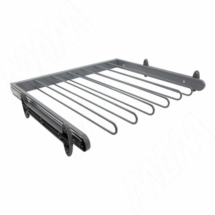 BELLE Вешало для брюк, 700 мм, графит, полн. выдв.