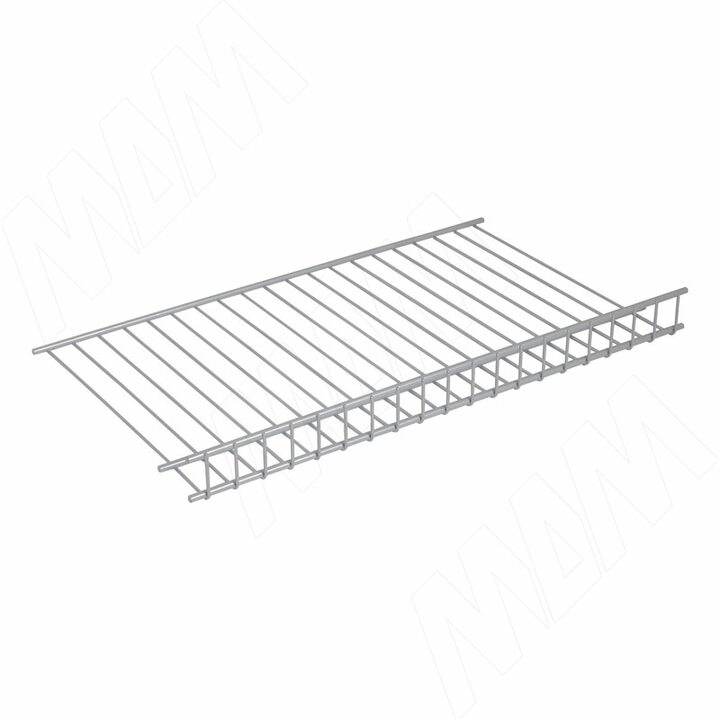 Полка сетчатая, 300*3000 мм, металлик серебристый