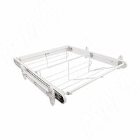 BELLE Корзина для обуви, 500 мм, белый, полн. выдв.