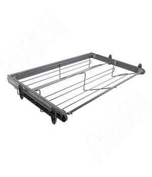 BELLE Корзина для обуви, 900 мм, графит, полн. выдв.