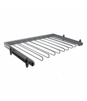 BELLE Вешало для брюк, 900 мм, графит, полн. выдв.