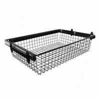 BELLE Корзина для белья, 900 мм, черный, полн. выдв.