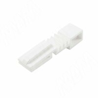 BASE Адаптер для крепления сетчатых корзин к направляющей, белый