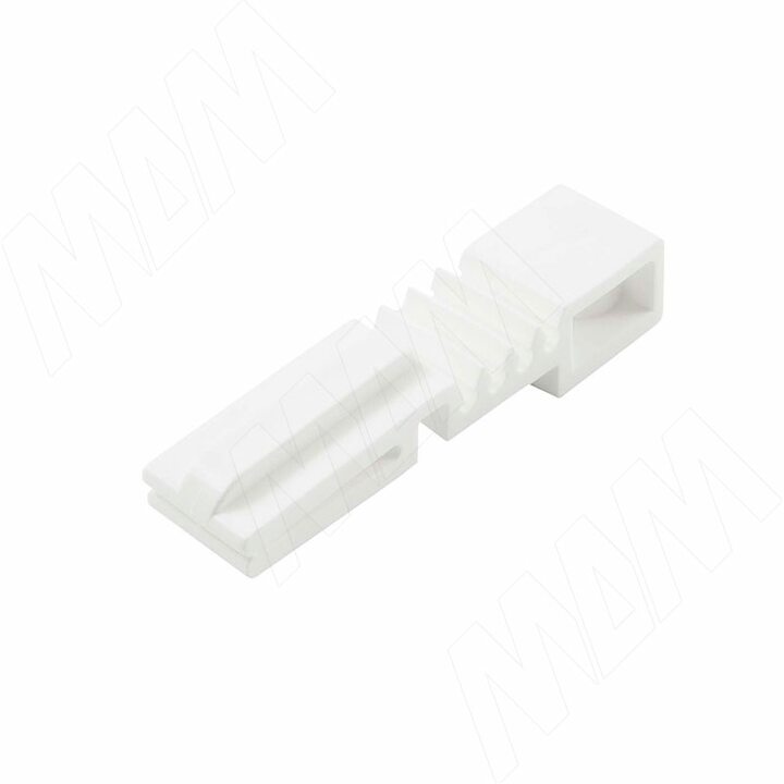 BASE Адаптер для крепления сетчатых корзин к направляющей, белый