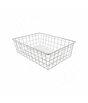 BASE Корзина сетчатая 120х300х400 мм, металлик серебристый