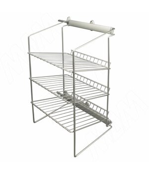 DREAM Полка для обуви, 3-х уровн. выдв., крепл./бок.