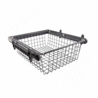 BELLE Корзина для белья, 500 мм, графит, полн. выдв.
