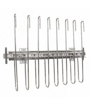 Вешало для брюк хром, нагрузка 15 кг, напр. шариков.