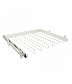 BELLE Вешало для брюк, 700 мм, белый, полн. выдв.