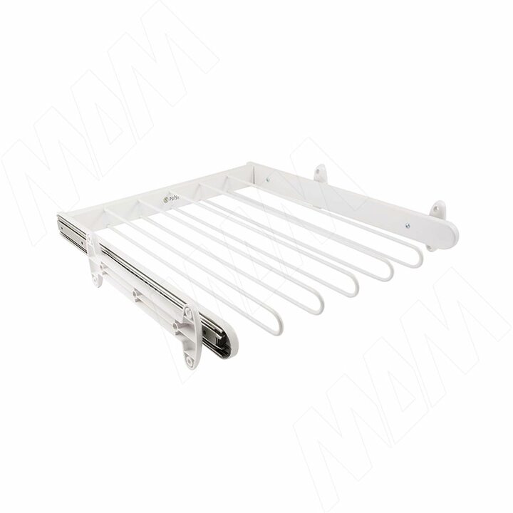 BELLE Вешало для брюк, 500 мм, белый, полн. выдв.
