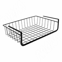 BELLE Корзина сетчатая под полку, черный