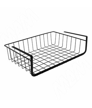 BELLE Корзина сетчатая под полку, черный