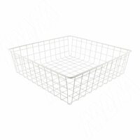 BASE Корзина сетчатая, 120х450х450 мм, белый