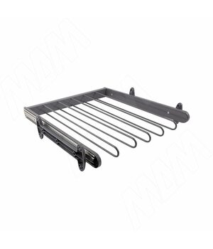 BELLE Вешало для брюк, 500 мм, графит, полн. выдв.