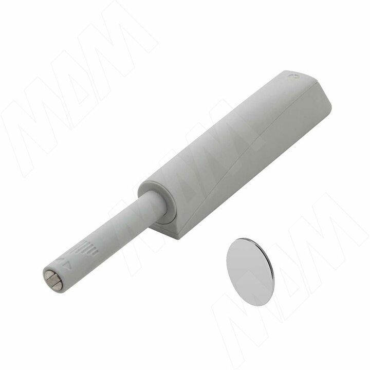 Комплект K-PUSH TECH 37 мм накладной с магнитом, серый, с крепежом и ответными планками