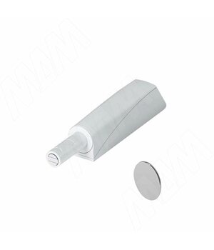 Комплект K-PUSH TECH 20 мм накладной с магнитом, белый, с крепежом и ответными планками