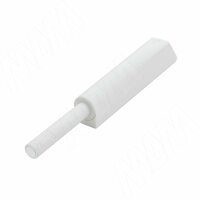 Комплект K-PUSH TECH 37 мм накладной с рез. демпфером, белый, с крепежом