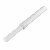 K-PUSH TECH 37 мм врезной с рез. демпфером, белый