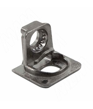 PK2 Опора полкодержателя с отверстием, черный никель