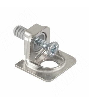 PK2 Опора полкодержателя с дюбелем, никель