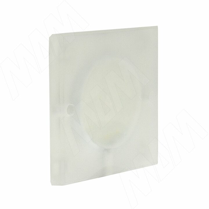 Светильник светодиодный квадратный, акрил, коннектор JB-LED, 12V, нейтральный белый 4500К, 3W