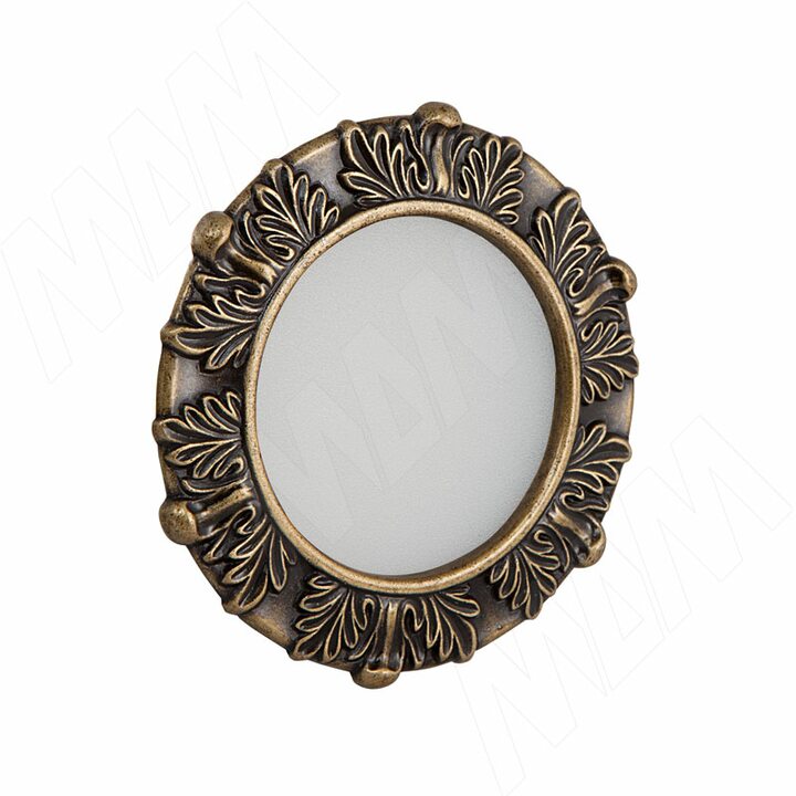 ACANTHUS Точечный светильник круглый, бронза состаренная, 12V, теплый белый 3000К, 3W