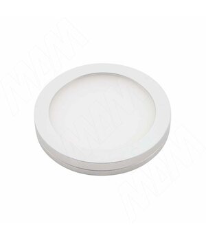 VEGA Светодиодный светильник точечный, круглый, серебро, 12V, нейтральный белый 4500К, 2,2W