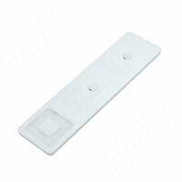 QUADRUM Светодиодный светильник, 190x50 мм, серебро, 12V, нейтральный белый 4000К, 2,4W