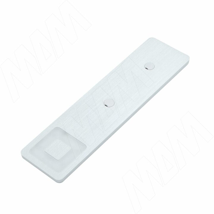 QUADRUM Светодиодный светильник, 190x50 мм, серебро, 12V, нейтральный белый 4000К, 2,4W