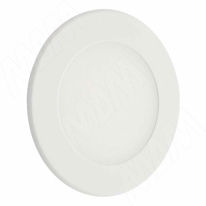 ATOM Точечный светильник круглый, белый, 24V, нейтральный белый 4000К, 3W