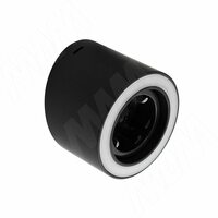 TONDY Светильник круглый, 1 розетка, черный, 24V, теплый и нейтральный белый 2700-4000К, 4,5W