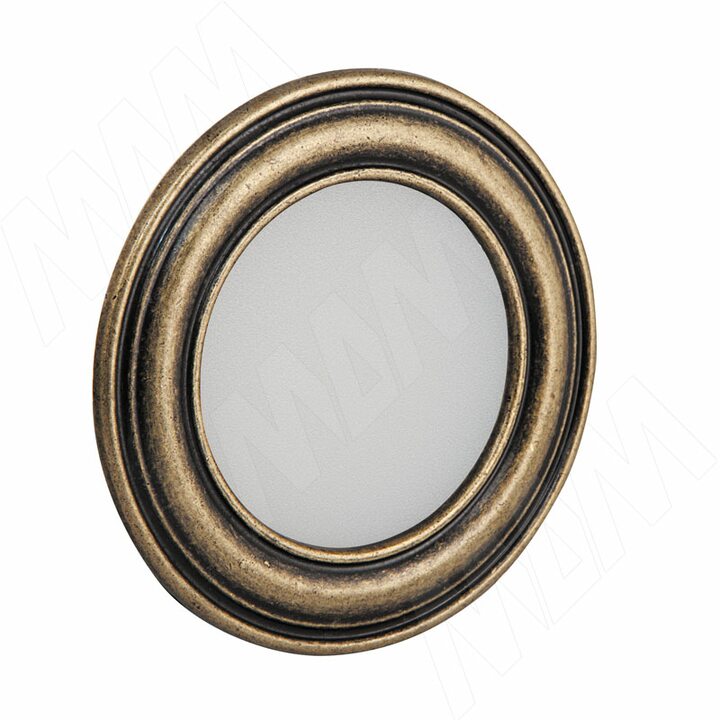 PASSEPARTOUT Точечный светильник круглый, бронза состаренная, 12V, теплый белый 3000К, 3W