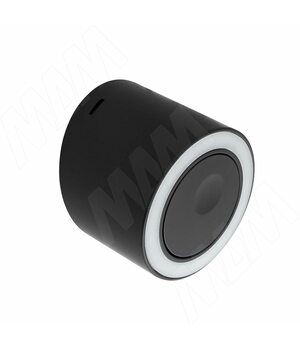 UNIKA Светильник круглый с сенсорным выключателем, черный, 24V, теплый и нейтральный белый 2700-4000К, 4,5W