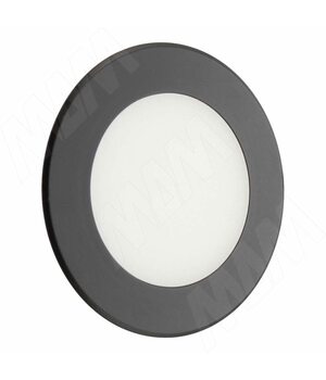 ATOM Точечный светильник круглый, черный, 24V, нейтральный белый 4000К, 3W