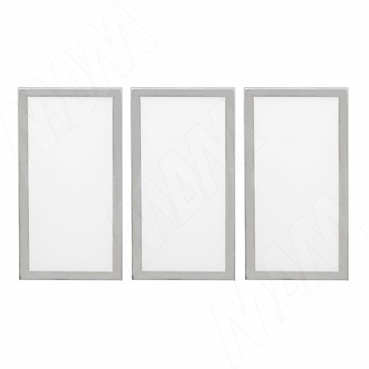 TITANx3 Комплект светильников с блоком питания, нерж.сталь, 12V, 201мм, нейтральный белый 4000К, 6W