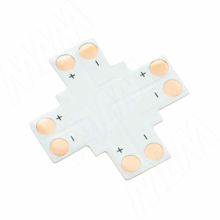 STRIP Коннектор для ленты 8 мм, X-образный, IP20