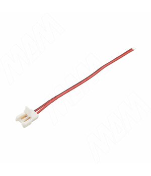 SLIM Коннектор для ленты 8 мм, к блоку питания, провод 150 мм, IP20