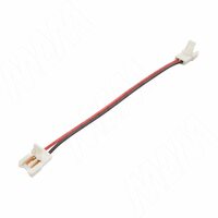 SLIM Коннектор для ленты 8 мм, провод 150 мм, IP20