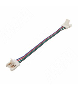 SLIM Коннектор для ленты 10 мм RGB, провод 150 мм, IP20