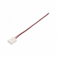 STANDART Коннектор для ленты 8 мм, к блоку питания, провод 150 мм, IP20