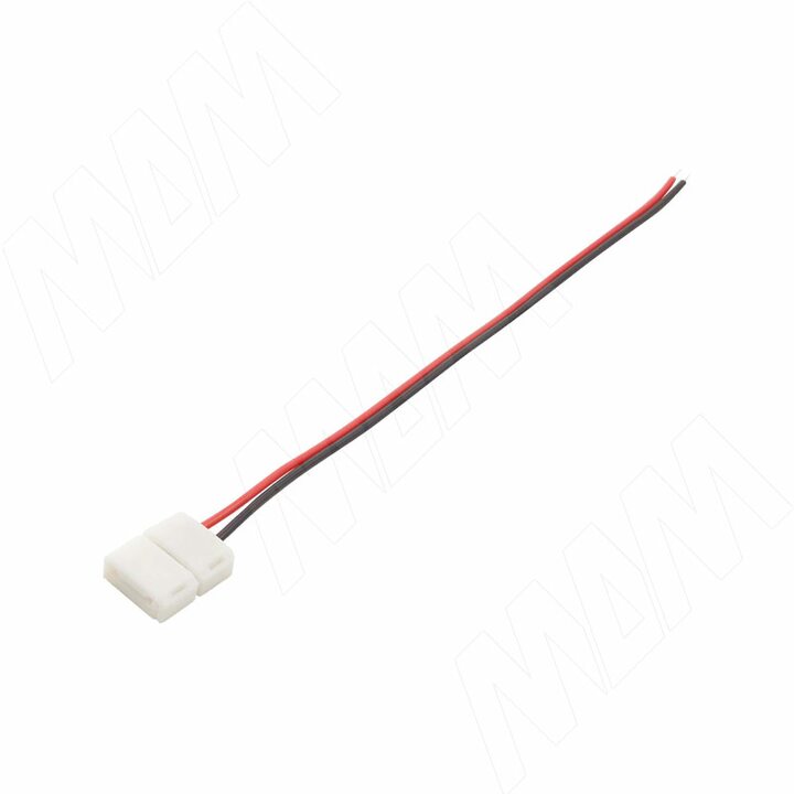 STANDART Коннектор для ленты 8 мм, к блоку питания, провод 150 мм, IP20