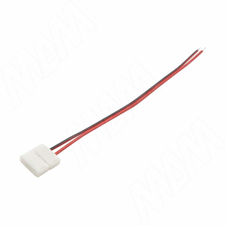 STANDART Коннектор для ленты 10 мм, к блоку питания, провод 150 мм, IP20