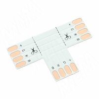 STRIP Коннектор для ленты 10 мм, RGB, T-образный, IP20