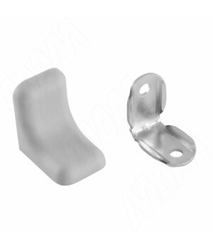 WINK Уголок мебельный с пластиковой накладкой 26х26х20 мм, серый