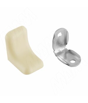 WINK Уголок мебельный с пластиковой накладкой 26х26х20 мм, бук