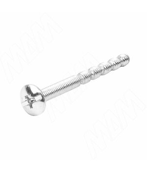 Винт с полукруглой головкой под крест, M4 X 45, универсальный оцинкованный